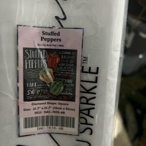 Diamond Art Club Stuffed Peppers DAC Square Diamond Painting Kit